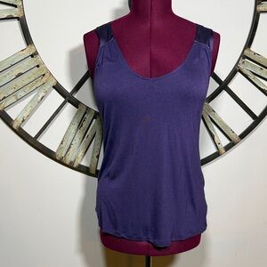 Old Navy Purple Scoop Neck Tank Top